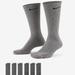 Nike Accessories | Nike Training Crew Socks (6 Pairs) Nike Everyday Cushioned | Color: Black/Gray | Size: Various