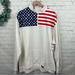 Disney Shirts | Disney Parks Nwt Stars Stripes Men's Pullover 1/4 Zip Sweatshirt Size 2xl | Color: Blue/Red | Size: Xxl