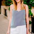 J. Crew Tops | Nwt J.Crew Striped Sleeveless Top Size 2 | Color: Blue/White | Size: 2