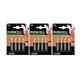 12x Duracell AA Rechargeable 2500 mAh (3 Blister Packs of 4 Batteries) 12 Rechargeable Stylus Batteries