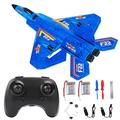 NAVESO Remote Controlled Airplane, F-22 RC Airplane, RC Fighter Aircraft, Aeroplane RC Remote Controlled Aeroplane with 2.4 GHz 2.5 Ch Rtf Complete Set with Gyro Stabilisation System for Children and