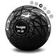 Yes4All TDH7 Slam Balls 4.5 – 18.1kg/Slam Medicine Ball Version/Sand-Filled No-Bounce Exercise Ball, Suitable for Crossfit Workout and Strength Training (Black) – 9kg, Dynamic Black