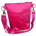 Women's Pink / Purple Pink Spot Velvet Handbag Chloe Croft London Limited