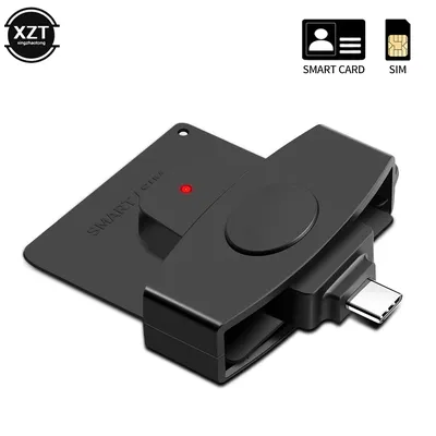 Lecteur de carte intelligent USB C adaptateur de type C carte SD externe carte SIM Dni Citizen