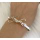 Custom Name Bracelet, Customized Minimalist Wedding Gift, Personalized Gift For Her