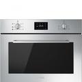 Smeg SF4400MCX 45cm Height Cucina Stainless Steel Compact Combination Microwave Oven