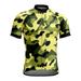 kingque Summer Men s Camouflage Style Cycling Jersey Short Sleeve Mountain Bike Road Breathable Reflective Bicycle Shirt Bike Team Clothes Quick Dry 2XS - 6XL