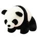 Panda Bear Plush Stuffed Animal Plush Toy Gifts for Kids 10 inches(White/Black)