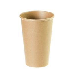 DeinPack Umweltfreundliche Kaffeebecher 200 Stück 450 ml 16 oz Pappbecher braun