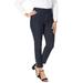 Plus Size Women's Comfort Waist Side Button Ankle Jean by Jessica London in Indigo (Size 20 W)