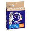 3x2.8kg Senior 11+ Chicken & Whole Grains Purina ONE Dry Cat Food