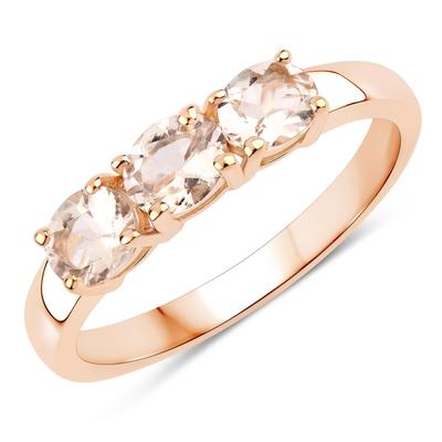 Rafaela Donata - Ring Sterling Silber Morganit in Roségold Ringe 1 ct Damen Image