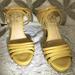 Kate Spade Shoes | Kate Spade Patent Leather Yellow Sandals | Color: Gold/Yellow | Size: 6