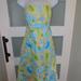 Lilly Pulitzer Dresses | Lilly Pulitzer Richelle Floral Paisley Sunflower Strapless Tie Back Dress Size 6 | Color: Blue/Yellow | Size: 6