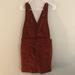 Free People Dresses | Free People Overall Dress 8 | Color: Orange/Red | Size: 8
