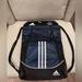 Adidas Bags | Adidas Unisex Sackpack - Nwt | Color: Black/Blue | Size: Os