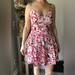 Anthropologie Dresses | Anthropologie Nwt Floral Dress | Color: Pink/White | Size: 4