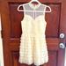 Free People Dresses | Free People Tiered Ruffle Lace Mini Dress | Color: Cream/White | Size: 0