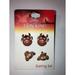 Disney Accessories | Disney Character The Lion King Movie Brown Timon & Pumbaa Post Earring Set Faces | Color: Brown | Size: Osg