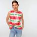 J. Crew Tops | J. Crew Sequin Stripe Tank Top New With Tag Size Medium | Color: Green/Pink | Size: M