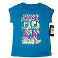 Nike Shirts & Tops | Girls Nike Athletic Tee Just Do It Shirt Top Cute Saying | Color: Blue/Pink | Size: 3tg