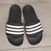 Adidas Shoes | Adidas Adilette Comfort Slides | Color: Black/White | Size: 7