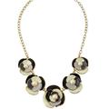 Kate Spade Jewelry | Kate Spade Floral Pearl “Deco Blossom” Necklace | Color: Black/Gold | Size: Os