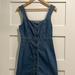 Urban Outfitters Dresses | Euc Urban Outfitters Size 4 Jean Button Down Sleeveless Dress | Color: Blue | Size: 4