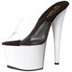 Pleaser ADORE-701UV Clr/Neon Wht UK 5 (EU 38)