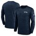 Men's Nike College Navy Seattle Seahawks Velocity Long Sleeve T-Shirt