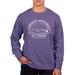 Men's Uscape Apparel Purple Clemson Tigers Pigment Dyed Fleece Sweatshirt