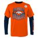 Youth Orange/Navy Denver Broncos Game Day T-Shirt Combo Set