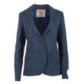Women's Harris Tweed Iona Jacket Blue Herringbone Blue Herringbone / 10
