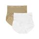 Ladies Briefs Breathable White & Natural Size M (12-14) Pack 2