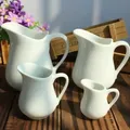 Pot à lait en céramique 80ML 500ML grands moyens et petits pots à lait café fleur thé cuisine