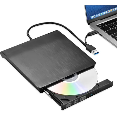 Lecteur externe DVD RW CD USB 3.0 lecteur optique pour ordinateur portable
