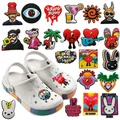Bad Bunny Shoe Charms for Clips Singer Sandals Accessrespiration Shoe Decorations Women New 1Pc