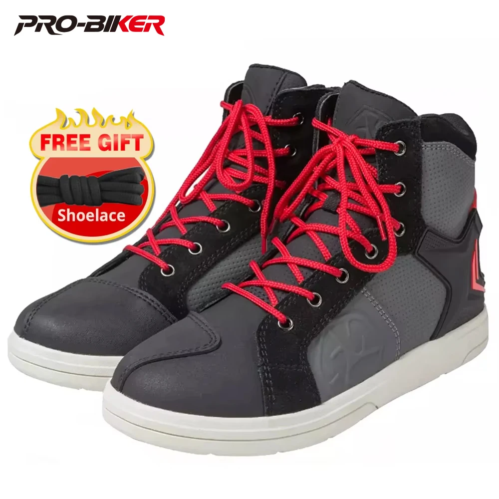 SCOYCO bottes de Moto imperméables hommes bottes de Motocross Moto Botas Moto chaussures de Moto décontractées pour 4 saisons