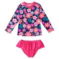 Girls Swimwear Summer Long Sleeved Swimsuit Two Piece Baby Swimsuit Suit Separate Swimsuit For 7-8 Years