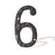 Cast Iron Metal House Numbers Mail Box Number 5.5Inch Sturdy Heavy Embossed House Address Plaque Numbers 0 to 9 for Indoor Outdoor for DIY Projects Hanging Wall Sign Letters DÃ©cor