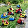 Ladybug Flower Planter Garden Pot Cute Mini Planter Pot for Indoor or Outdoor Decorations