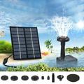 Up to 65% Off Aoujea Solar Water Pump Kit Solar Powered Water Pump With 7 Nozzles DIY Water Feature Outdoor Pump For Bird Bath Garden And Fish Tank Tools on Sale