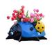 Prettyui Ladybug Flower Garden Pot Garden Decoration Ornaments Potted Plants Pots Simulation Animal Ladybugs Flower Pot Garden Yard Lawn Decoration Garden bonsai pots Decoration Small Flower Pots