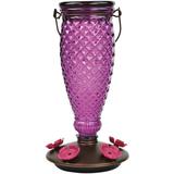 Perky Pet Perky-Pet Diamond Wine 24 Oz. Glass Top-Fill Hummingbird Feeder