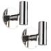 Adhesive Hooks 2 Pack Wall Hooks Coat Hooks for Hanging Clothes Door Hooks Adhesive Hooks for Bathroom - Style 3