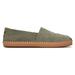 TOMS Women's Grey Suede Alpargata Shoes, Size 7.5
