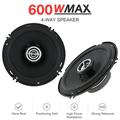 2pcs 6 Inch 600W Universal Car Coaxial Speakers Audio Stereo Full Range Frequency HiFi for Car Auto Loudspeakers