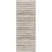 Mark&Day Area Rugs 2x7 Ermerveen Modern Medium Gray Runner Area Rug (2 7 x 7 3 )