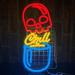 Hello Rosa Skull LED Neon Light Signs USB Power for Bedroom Home Men s Cave Bar Wedding Party Decoration