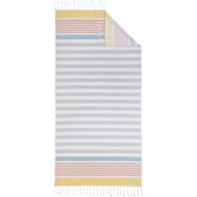 Hamamtuch DYCKHOFF "Elba", bunt, B:100cm L:200cm, Hamam Frottier, Obermaterial: 100% Baumwolle, Handtücher (Packung), pflegeleicht und saugstark Image